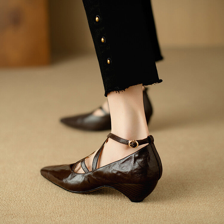 Lira Genuine Leather Heels