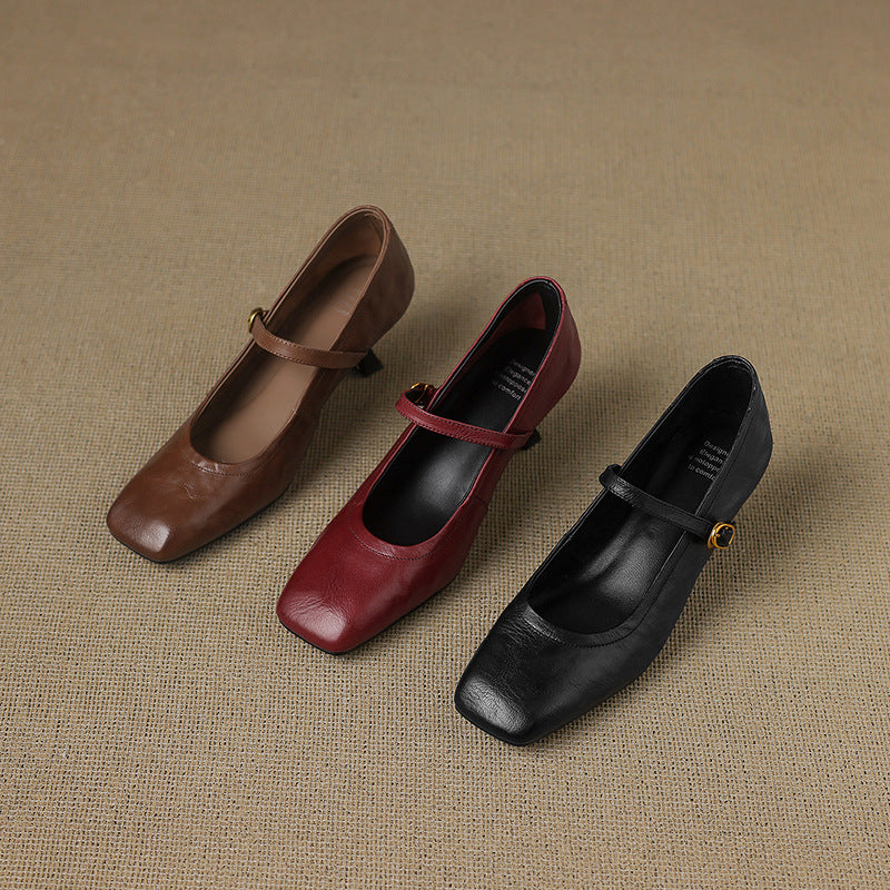 Kedy Genuine Leather Heels