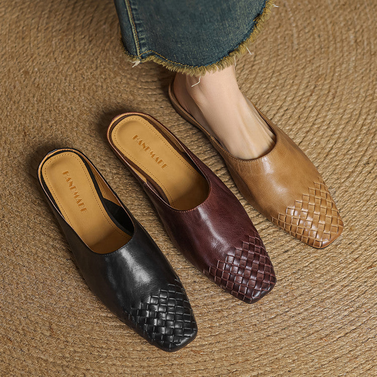 Velsa Genuine Leather Mules