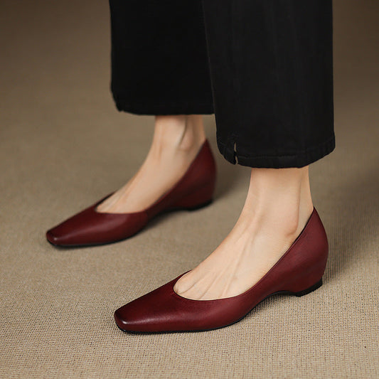 Lyra Genuine Leather Flats