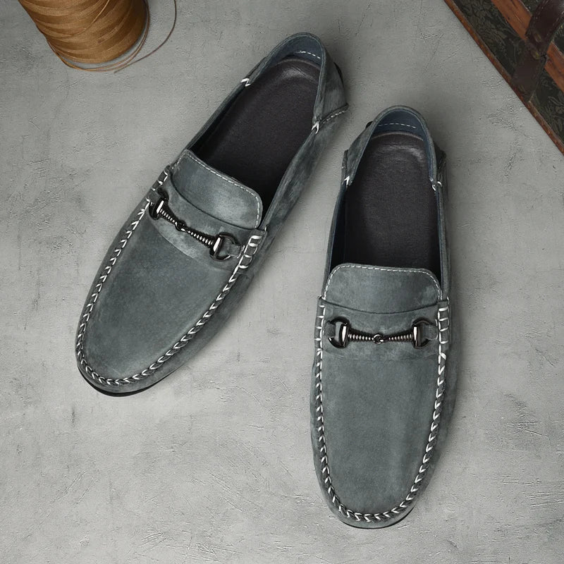 Astire Genuine Suede Loafers