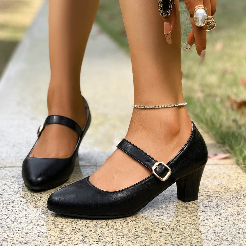 Rivona Leather Heels