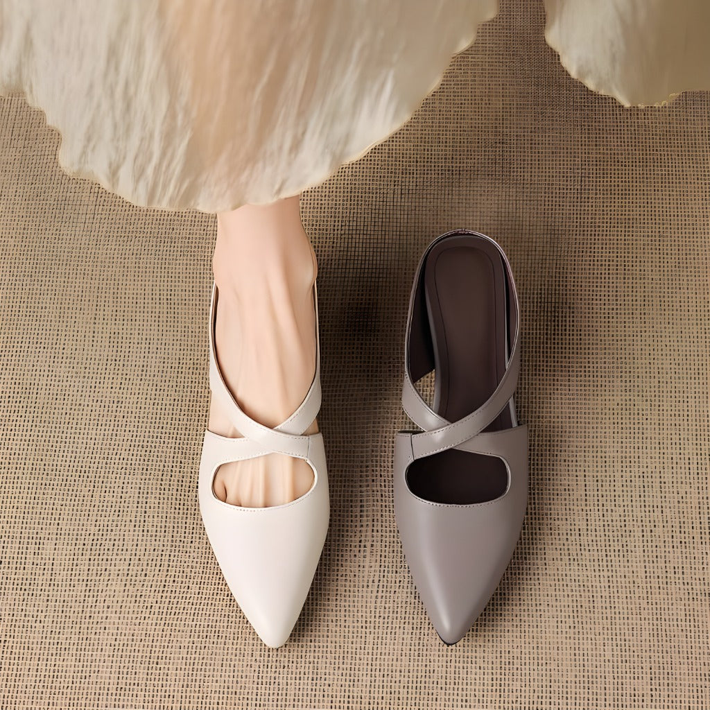 Gale Genuine Leather Mules
