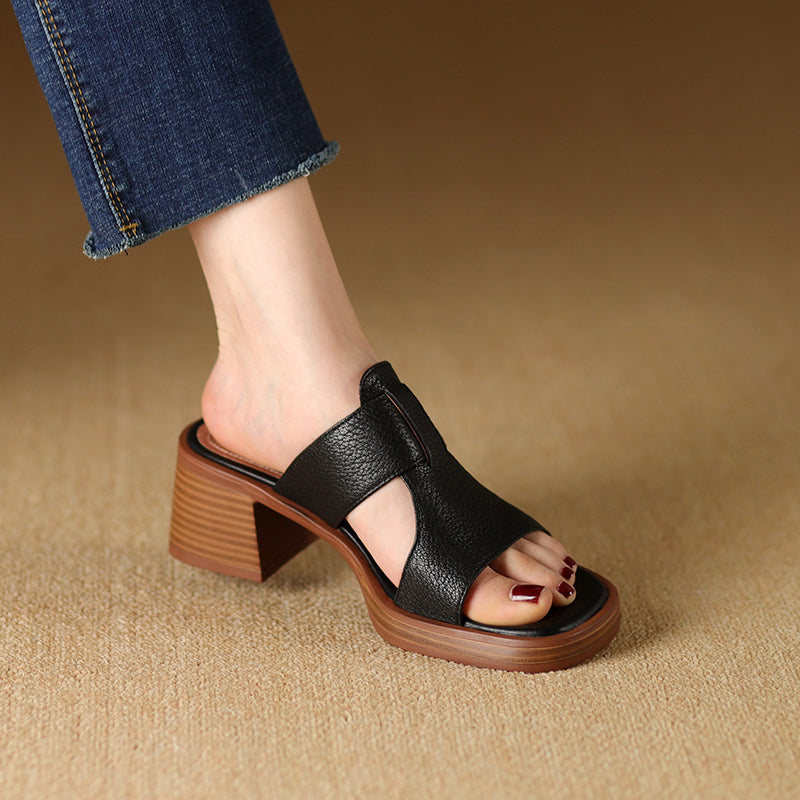Enara Genuine Leather Sandals