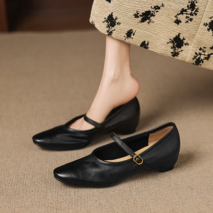 Azyla Genuine Leather Pumps
