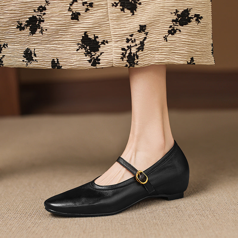 Azyla Genuine Leather Pumps
