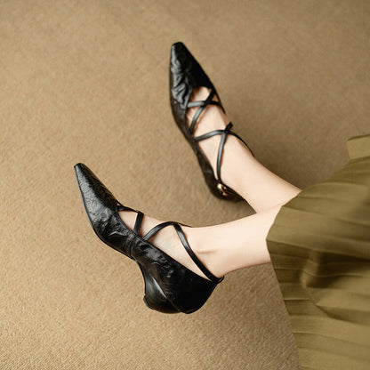 Lira Genuine Leather Heels