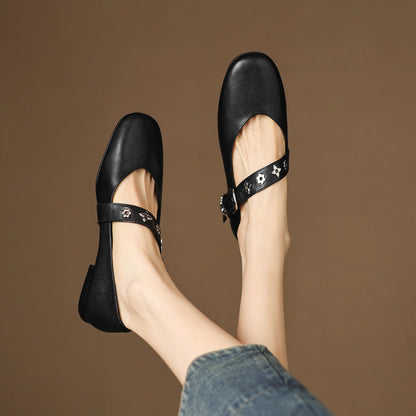 Orinda Genuine Leather Flats