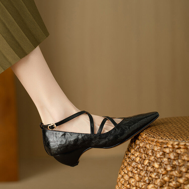 Lira Genuine Leather Heels