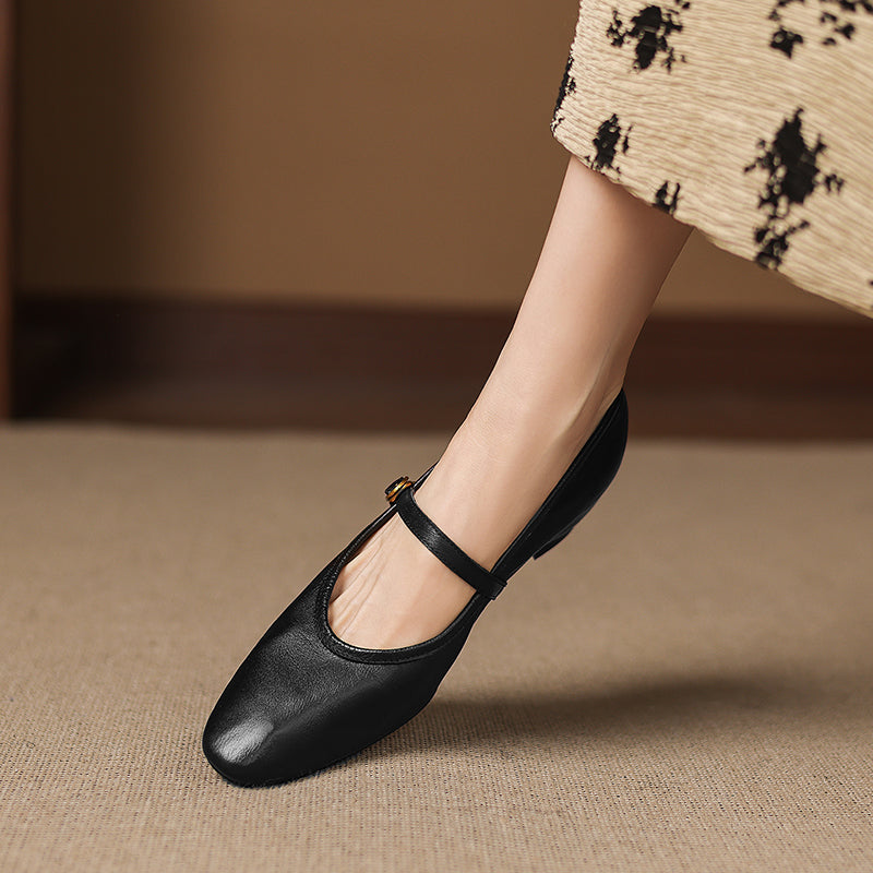 Azyla Genuine Leather Pumps