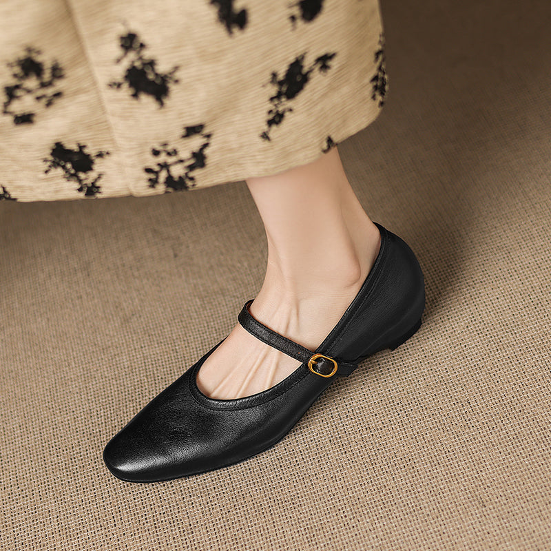 Azyla Genuine Leather Pumps