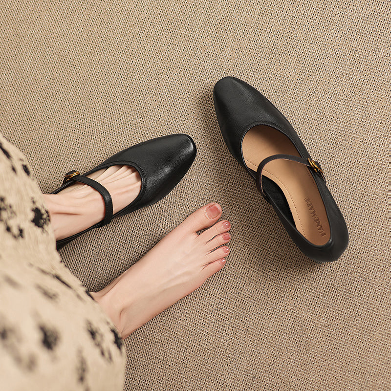 Azyla Genuine Leather Pumps
