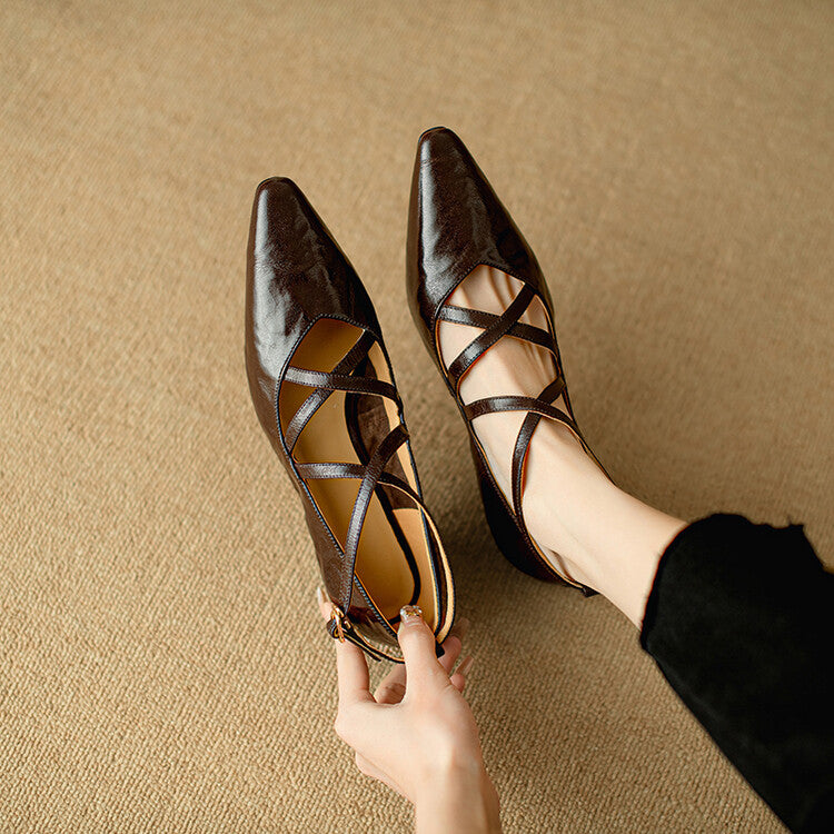 Lira Genuine Leather Heels