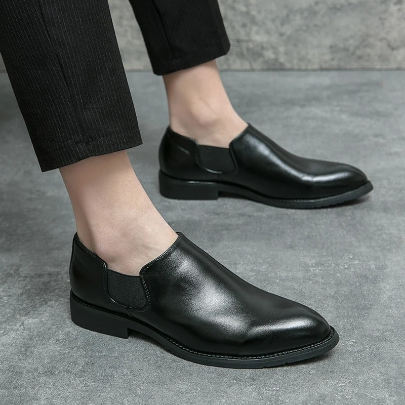 Slevo Genuine Leather Loafers