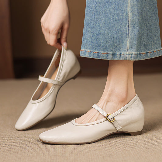 Azyla Genuine Leather Pumps