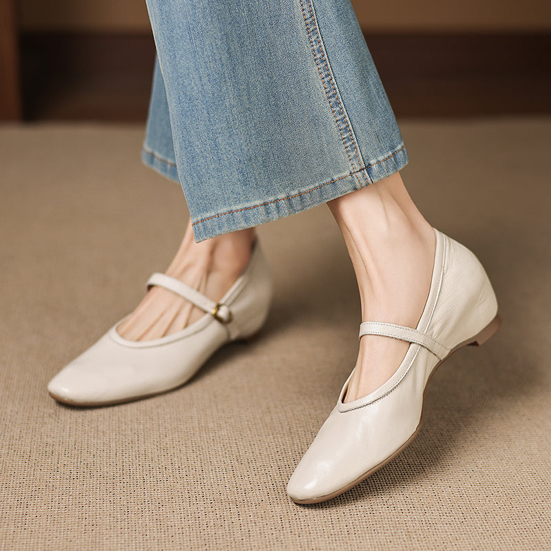 Azyla Genuine Leather Pumps