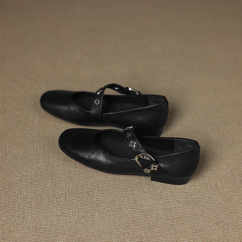 Orinda Genuine Leather Flats