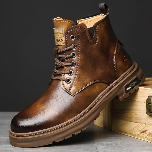 Bruno Leather Ankle Boots