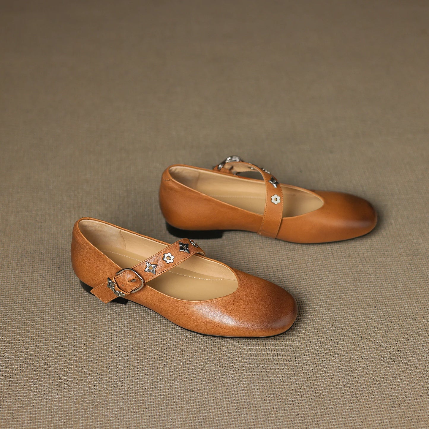 Orinda Genuine Leather Flats