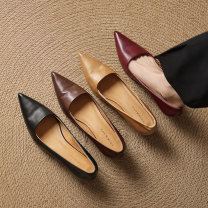 Loria Genuine Leather Heels
