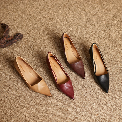 Loria Genuine Leather Heels