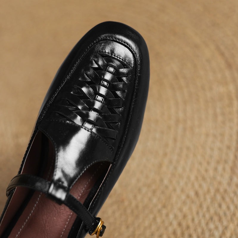 Heidi Genuine Leather Mules