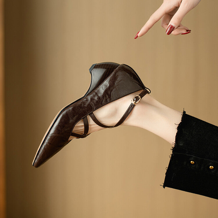 Lira Genuine Leather Heels