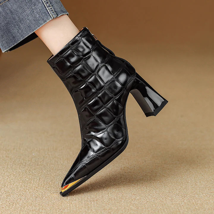 Elaina Genuine Leather Boots