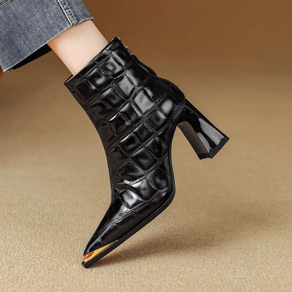 Elaina Genuine Leather Boots