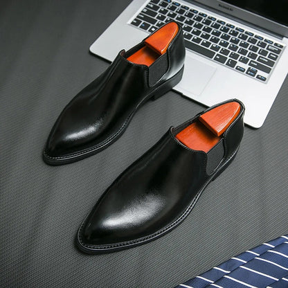 Slevo Genuine Leather Loafers