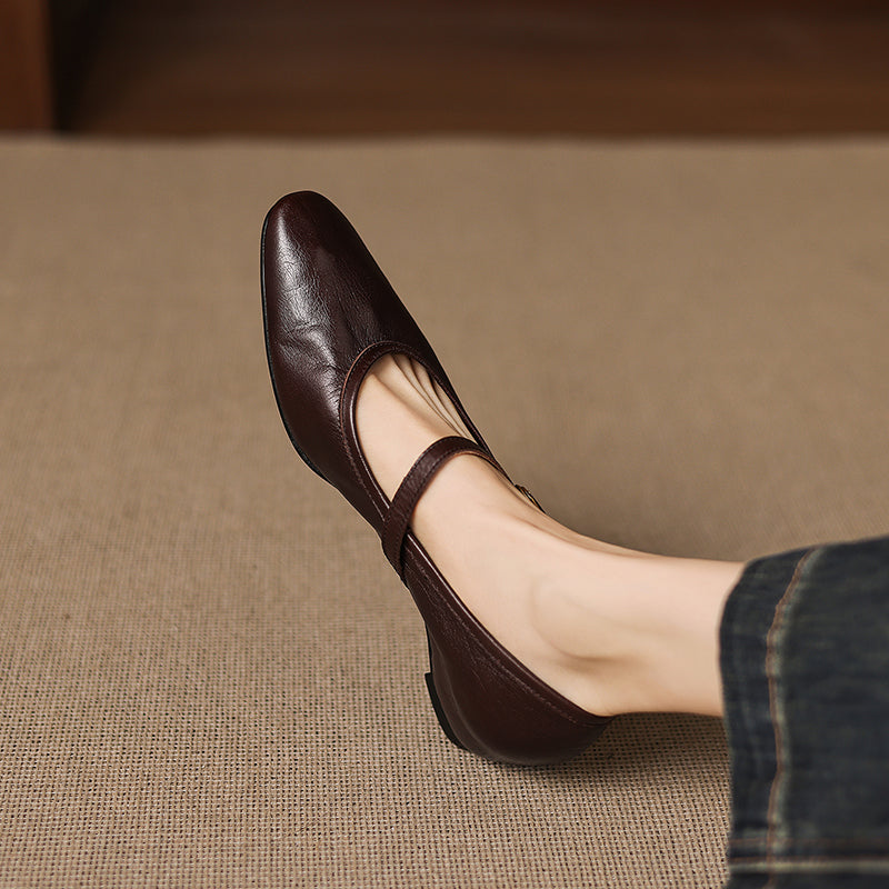 Azyla Genuine Leather Pumps