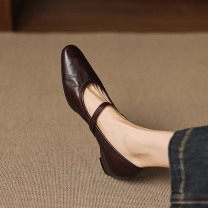 Azyla Genuine Leather Pumps