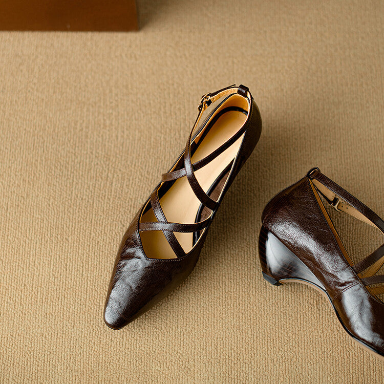 Lira Genuine Leather Heels