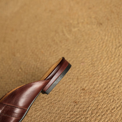 Dessa Genuine Leather Mules