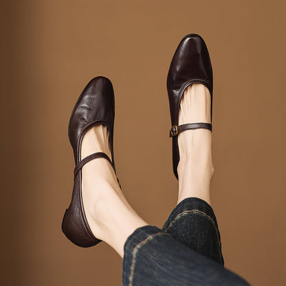 Azyla Genuine Leather Pumps