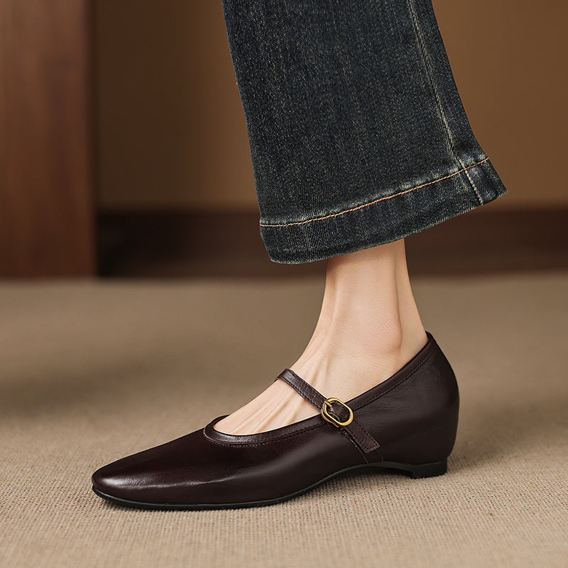 Azyla Genuine Leather Pumps