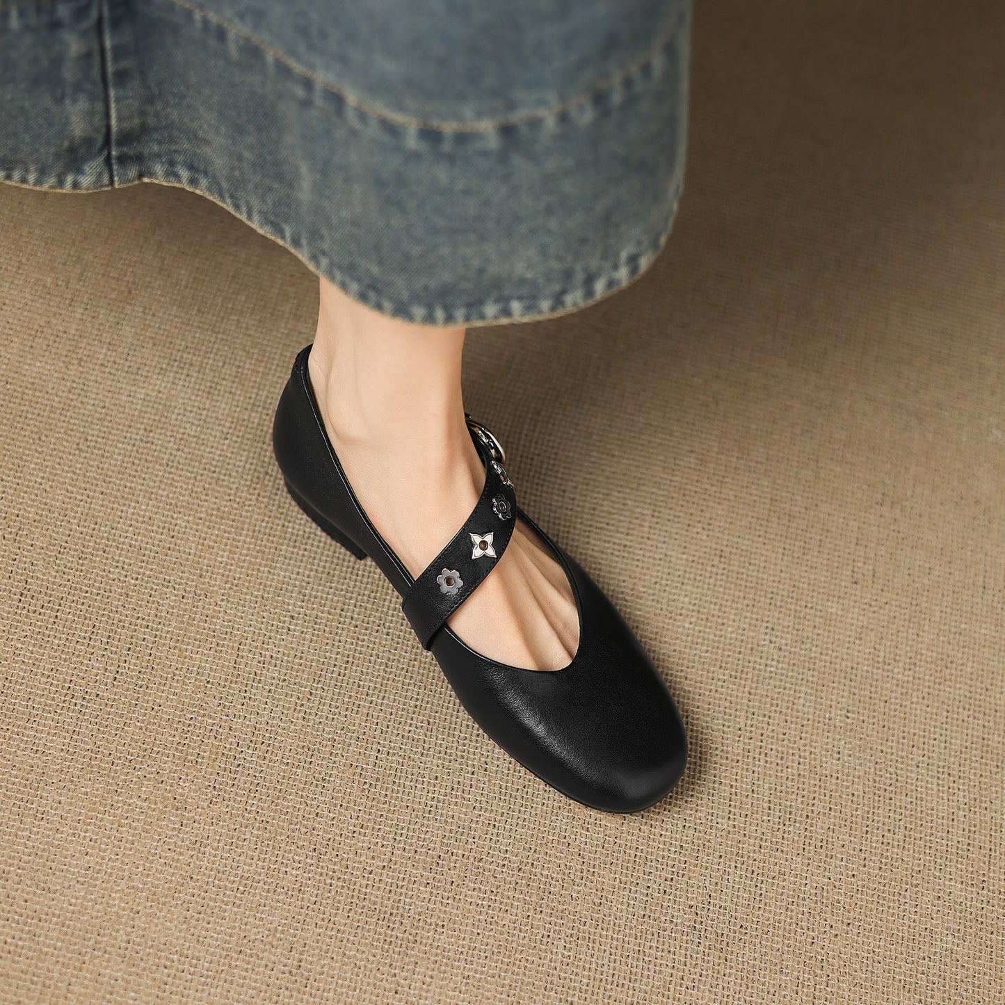 Orinda Genuine Leather Flats