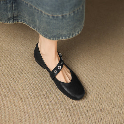 Orinda Genuine Leather Flats