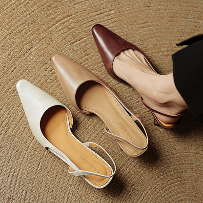 Emry Genuine Leather Heels