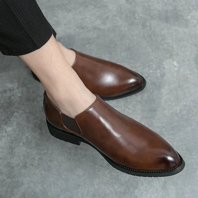 Slevo Genuine Leather Loafers