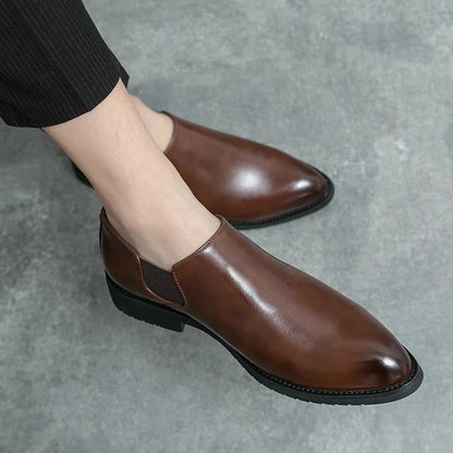 Slevo Genuine Leather Loafers