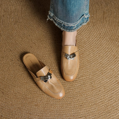 Dessa Genuine Leather Mules