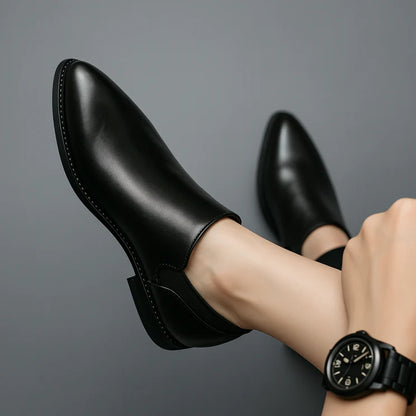 Slevo Genuine Leather Loafers