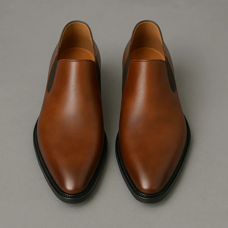 Slevo Genuine Leather Loafers