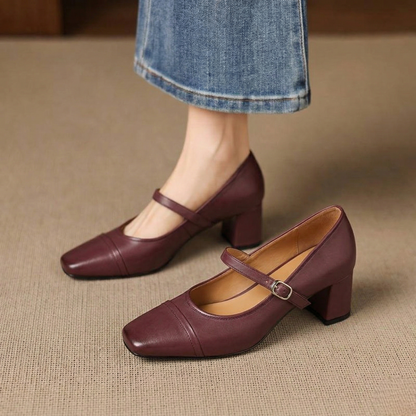 Brela Genuine Leather Heels
