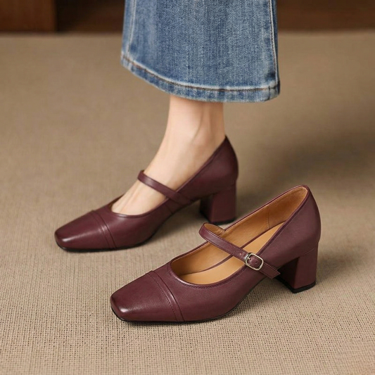 Brela Genuine Leather Heels