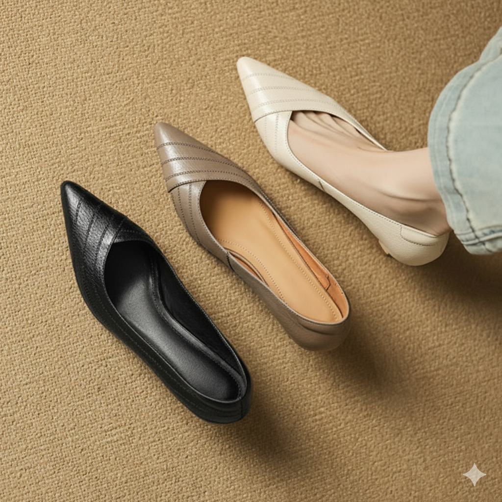 Lexa Genuine Leather Heels