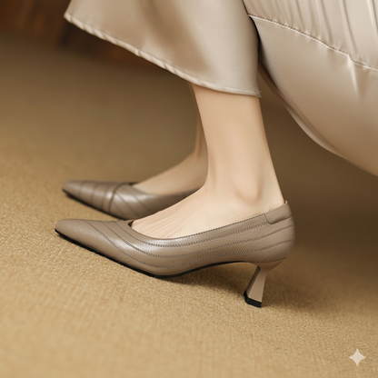 Lexa Genuine Leather Heels