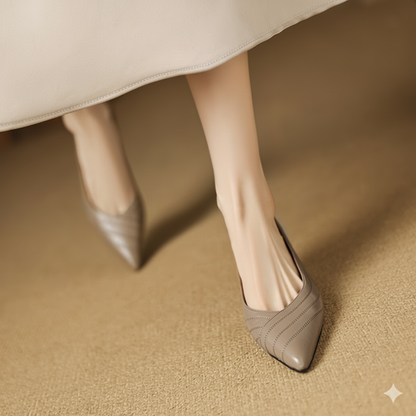 Lexa Genuine Leather Heels