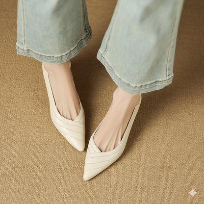 Lexa Genuine Leather Heels